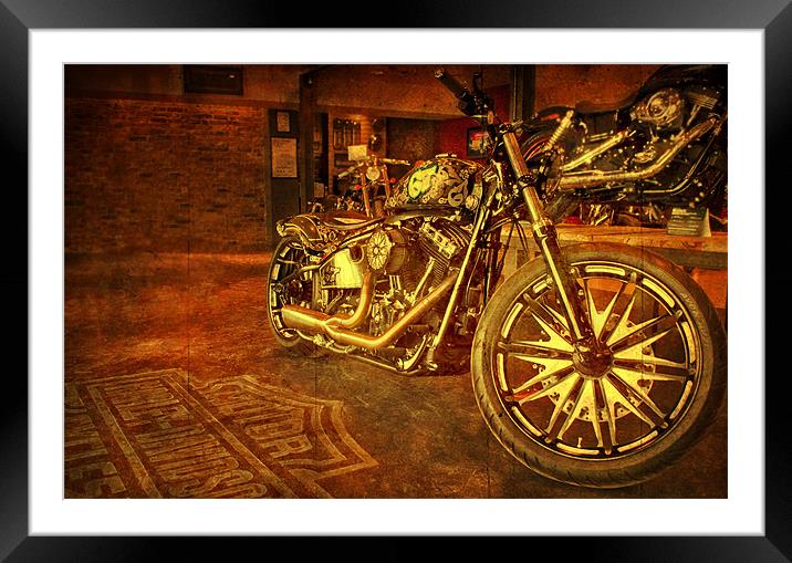 Ghost rider Framed Mounted Print by Dawn Cox