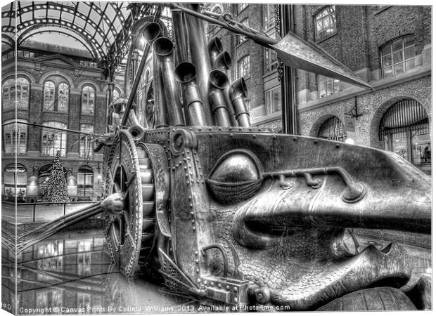 The Navigators - Hays Galleria - London Canvas Print by Colin Williams Photography