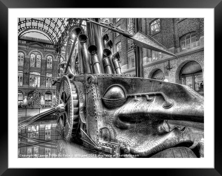 The Navigators - Hays Galleria - London Framed Mounted Print by Colin Williams Photography