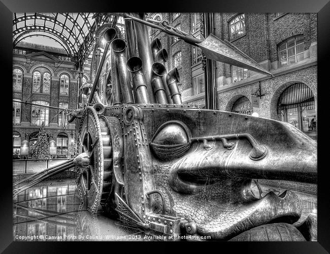 The Navigators - Hays Galleria - London Framed Print by Colin Williams Photography