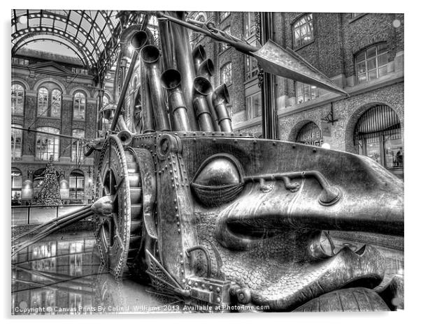 The Navigators - Hays Galleria - London Acrylic by Colin Williams Photography