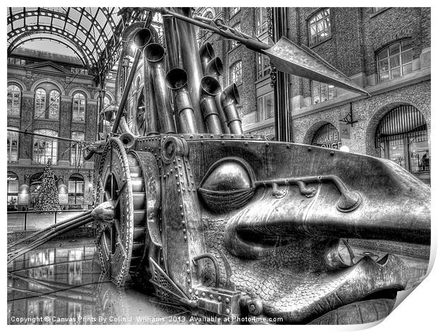 The Navigators - Hays Galleria - London Print by Colin Williams Photography