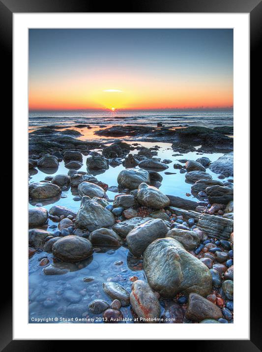 Winchelsea Sunrise Framed Mounted Print by Stuart Gennery