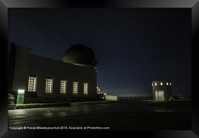 Griffith Observatory Framed Print by Panas Wiwatpanachat