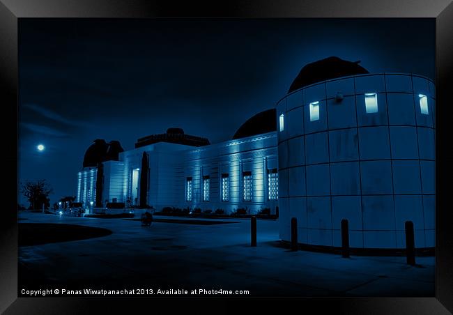Griffith Observatory Framed Print by Panas Wiwatpanachat