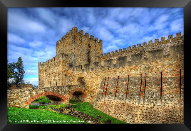 Castelo de Sao Jorge Framed Print by Wight Landscapes
