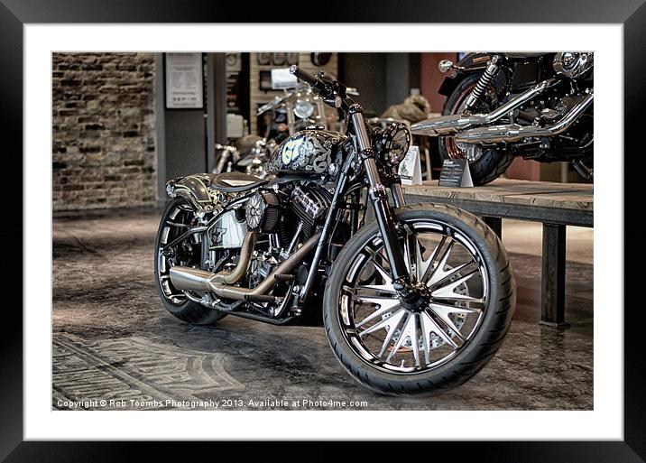 THE CUSTOM RIDE Framed Mounted Print by Rob Toombs