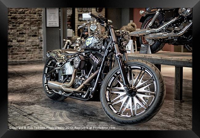 THE CUSTOM RIDE Framed Print by Rob Toombs