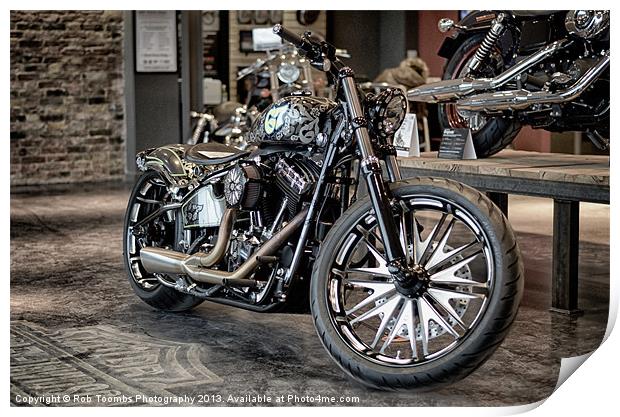THE CUSTOM RIDE Print by Rob Toombs