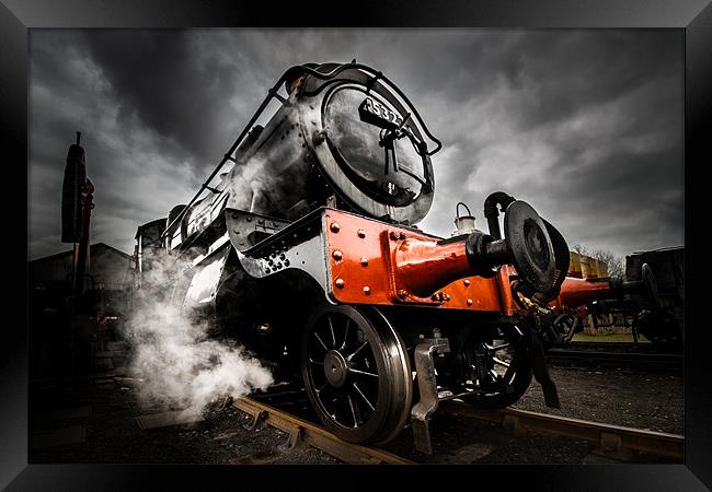 Steam Locomotive Framed Print by Oxon Images