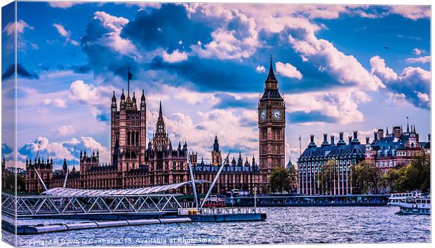 Westminster London Canvas Print by Dawn O'Connor
