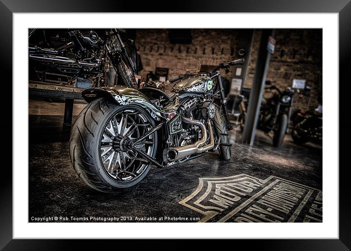 THE SHAKEY BRYNE CUSTOM Framed Mounted Print by Rob Toombs