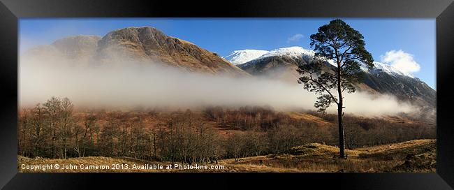 Glen Nevis. Framed Print by John Cameron