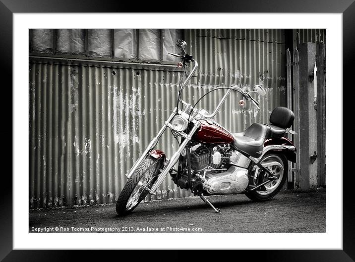 THE LOW RIDER Framed Mounted Print by Rob Toombs