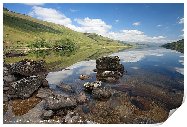 Loch Arkaig. Print by John Cameron