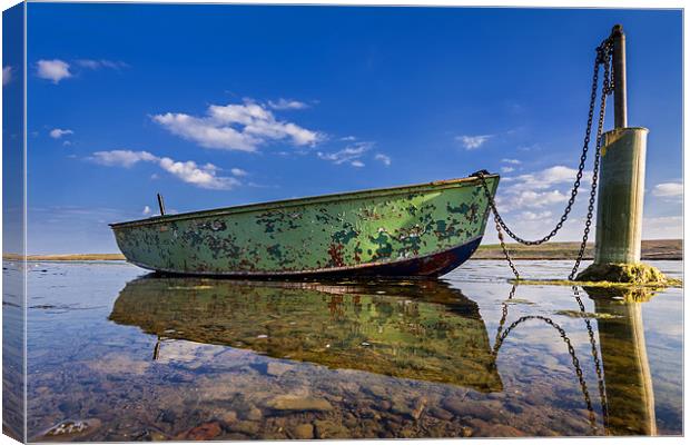 small boat Canvas Print by Kelvin Rumsby