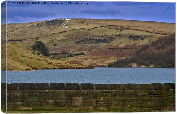 Greenbooth Reservoir Canvas Print by Ade Robbins