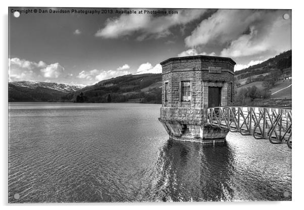 Talybont Reservoir Brecon Beacons Acrylic by Dan Davidson