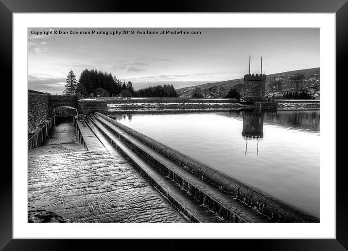 Brecon Beacons Reservoir Framed Mounted Print by Dan Davidson