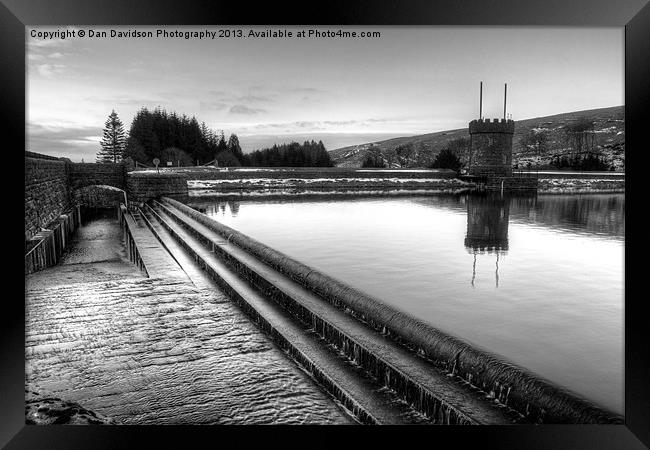 Brecon Beacons Reservoir Framed Print by Dan Davidson