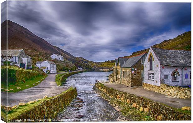 Magnificent Boscastle Bay Canvas Print by Chris Thaxter