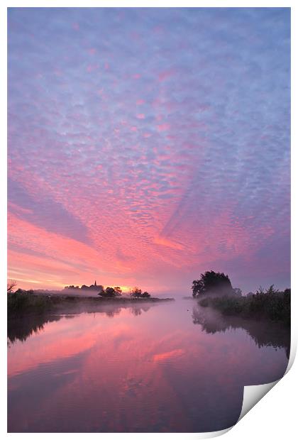 Spectacular Sunrise Print by Maxim van Asseldonk