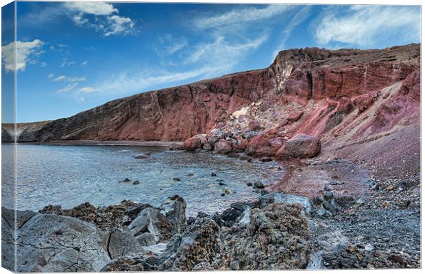 Santorini, Greece Canvas Print by Constantinos Iliopoulos