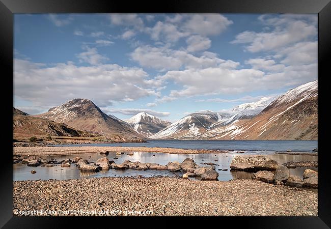 Wast Water Reflections Framed Print by Chris Frost