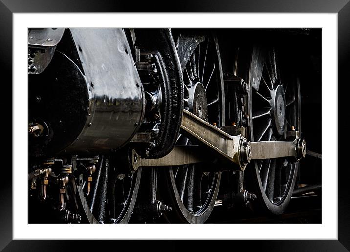 Wheels of Steel Framed Mounted Print by Oxon Images