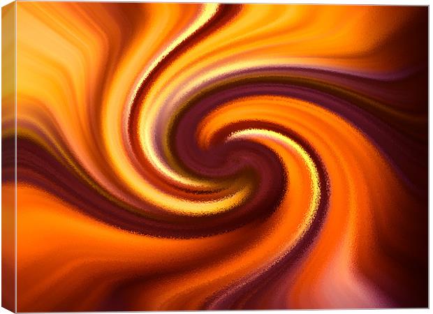 Smoothy Abstract Canvas Print by Clive Eariss