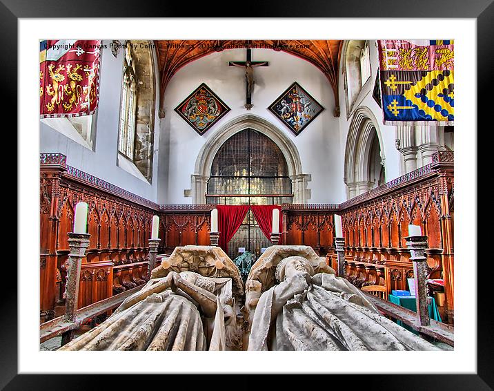 The Fitzalan Chapel - Arundel Castle 1 Framed Mounted Print by Colin Williams Photography