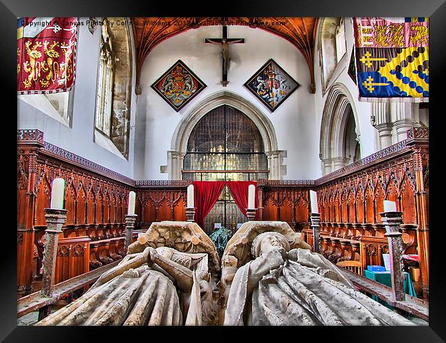 The Fitzalan Chapel - Arundel Castle 1 Framed Print by Colin Williams Photography