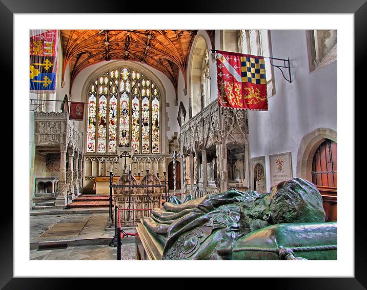 The Fitzalan Chapel - Arundel Castle 2 Framed Mounted Print by Colin Williams Photography