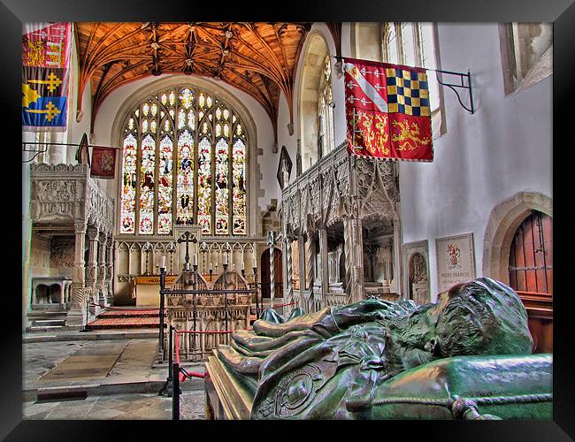 The Fitzalan Chapel - Arundel Castle 2 Framed Print by Colin Williams Photography