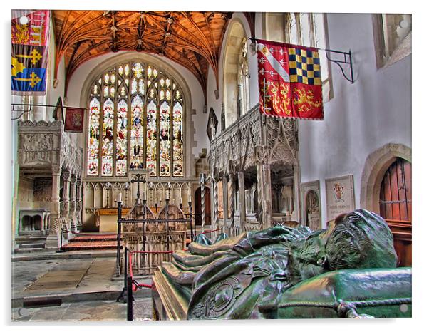 The Fitzalan Chapel - Arundel Castle 2 Acrylic by Colin Williams Photography
