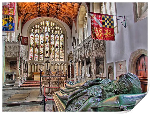 The Fitzalan Chapel - Arundel Castle 2 Print by Colin Williams Photography