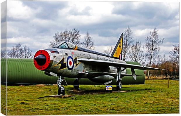 English Electric Lightning Canvas Print by James  Hare