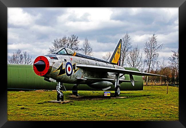 English Electric Lightning Framed Print by James  Hare