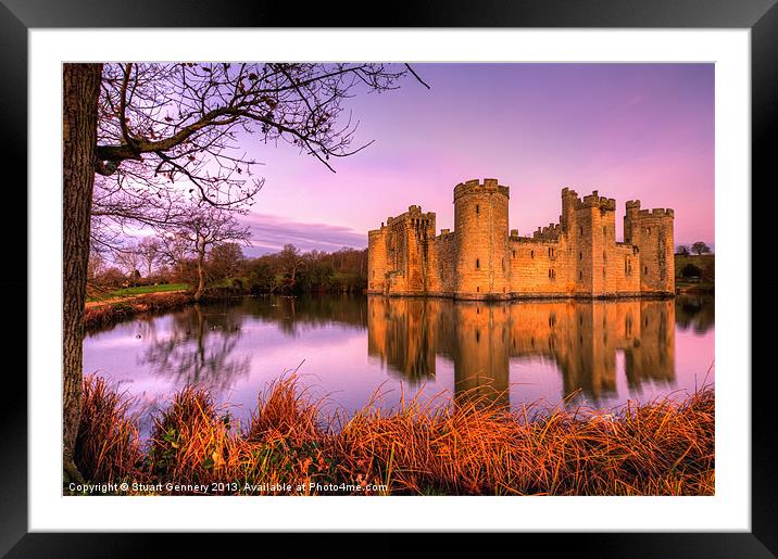 Dawn at Bodiam Framed Mounted Print by Stuart Gennery