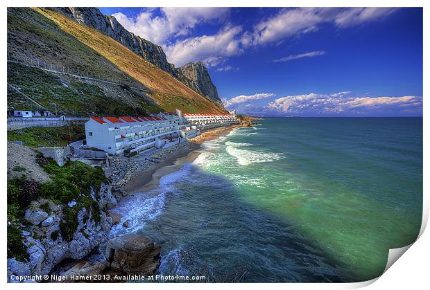 Both Worlds Gibraltar Print by Wight Landscapes