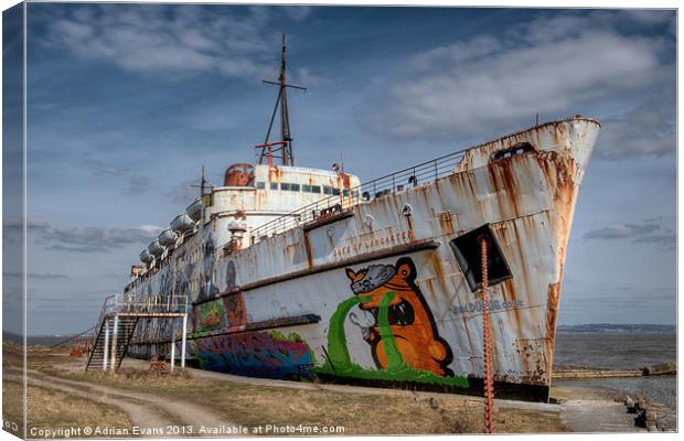 Duke of Graffiti Canvas Print by Adrian Evans