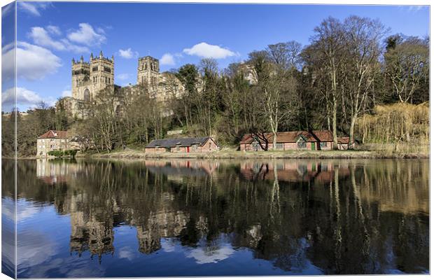 Durham Cathedral Reflections Canvas Print by Northeast Images
