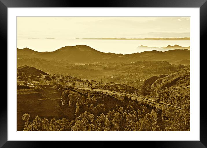 Coonoor in the Morning Framed Mounted Print by Norwyn Cole