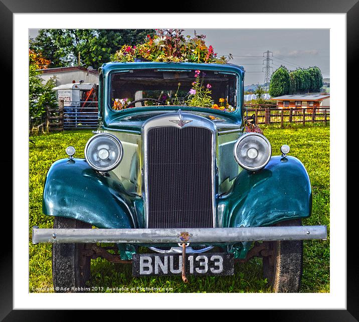 Nice Old Car Framed Mounted Print by Ade Robbins