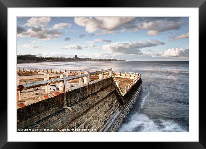 Tynemouth Lido Framed Mounted Print by Chris Frost