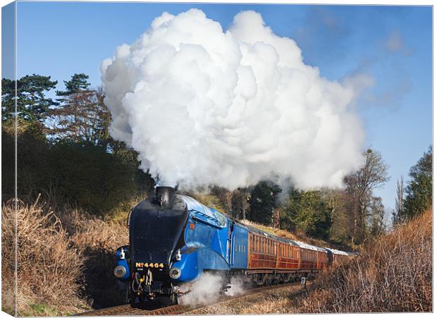 Steam train takes us back to the 1930s Canvas Print by Ian Duffield