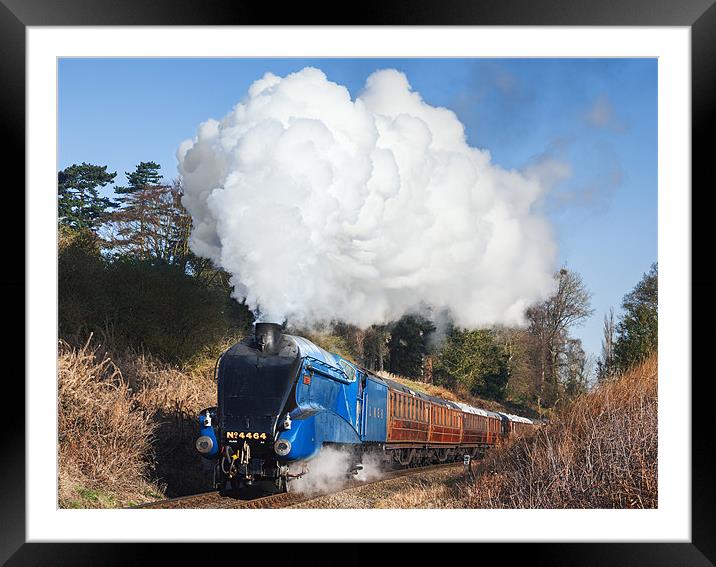 Steam train takes us back to the 1930s Framed Mounted Print by Ian Duffield