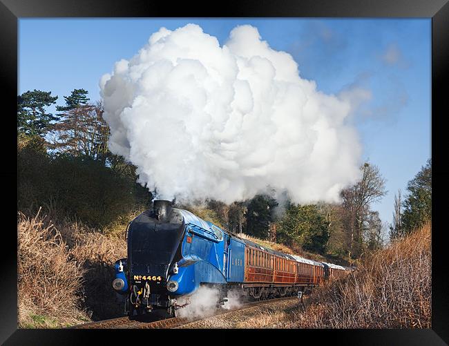 Steam train takes us back to the 1930s Framed Print by Ian Duffield