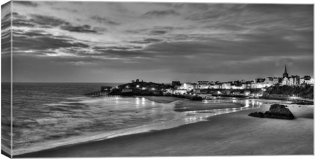 Early Morning View Across Tenby Canvas Print by Simon West