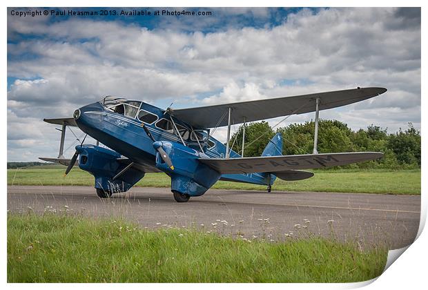 Dragon Rapide G-AGTM Print by P H